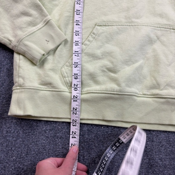 MOUNTAIN HARD WEAR Women’s Green/yellow hooded sweatshirt size: Large - Picture 8 of 8